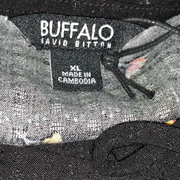 New Buffalo Ladies' Flutter Sleeve Floral Top sz XL - Picture 6 of 6